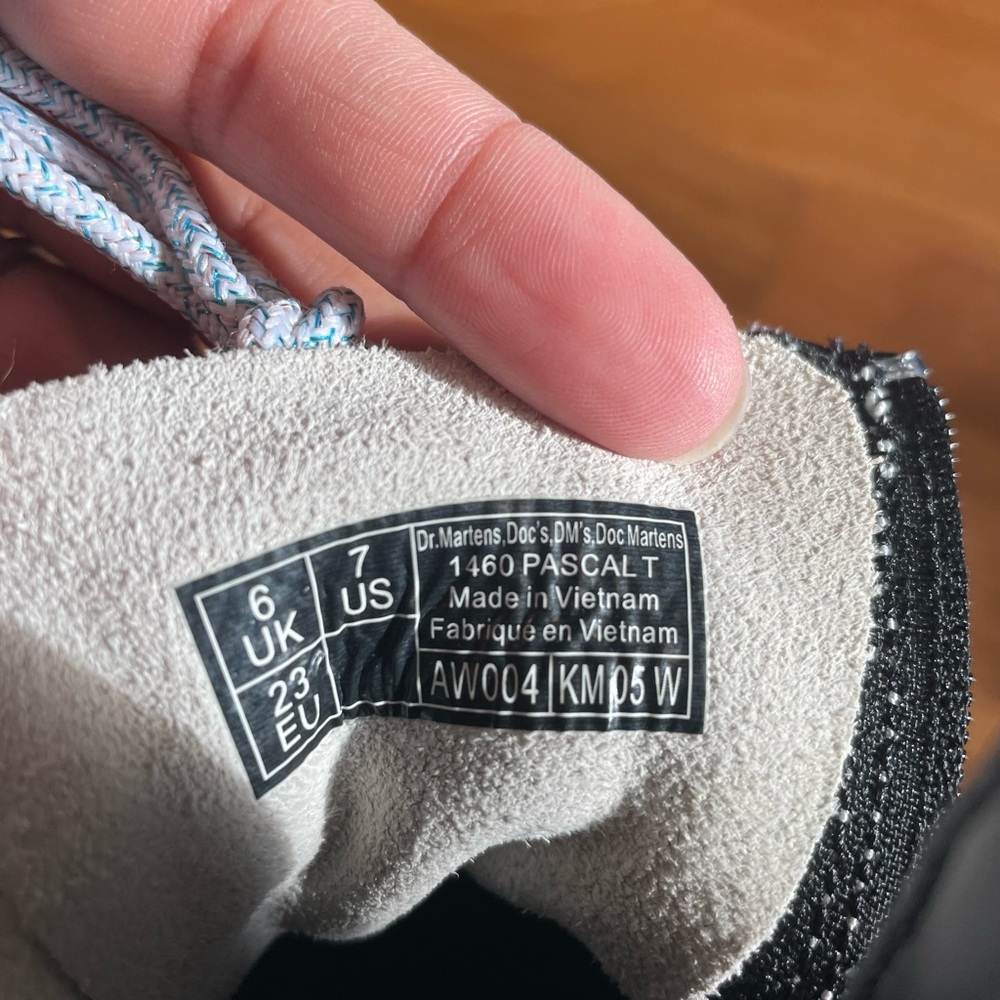 Dr. Martens 1460 Pascal Iridescent Toddler Boots - Picture 2 of 6